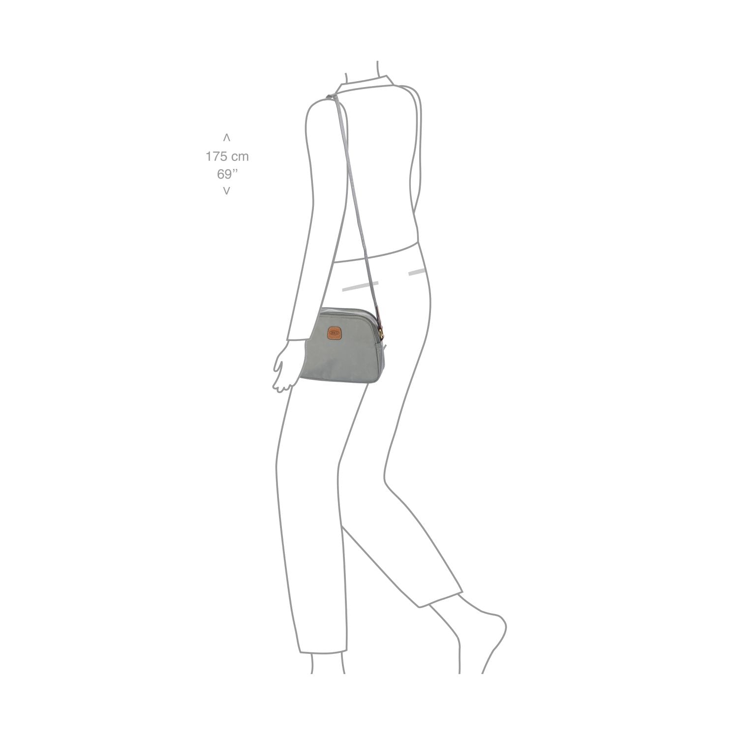 BRIC'S X-Bag Travel Shoulderbag-S (Cloud)