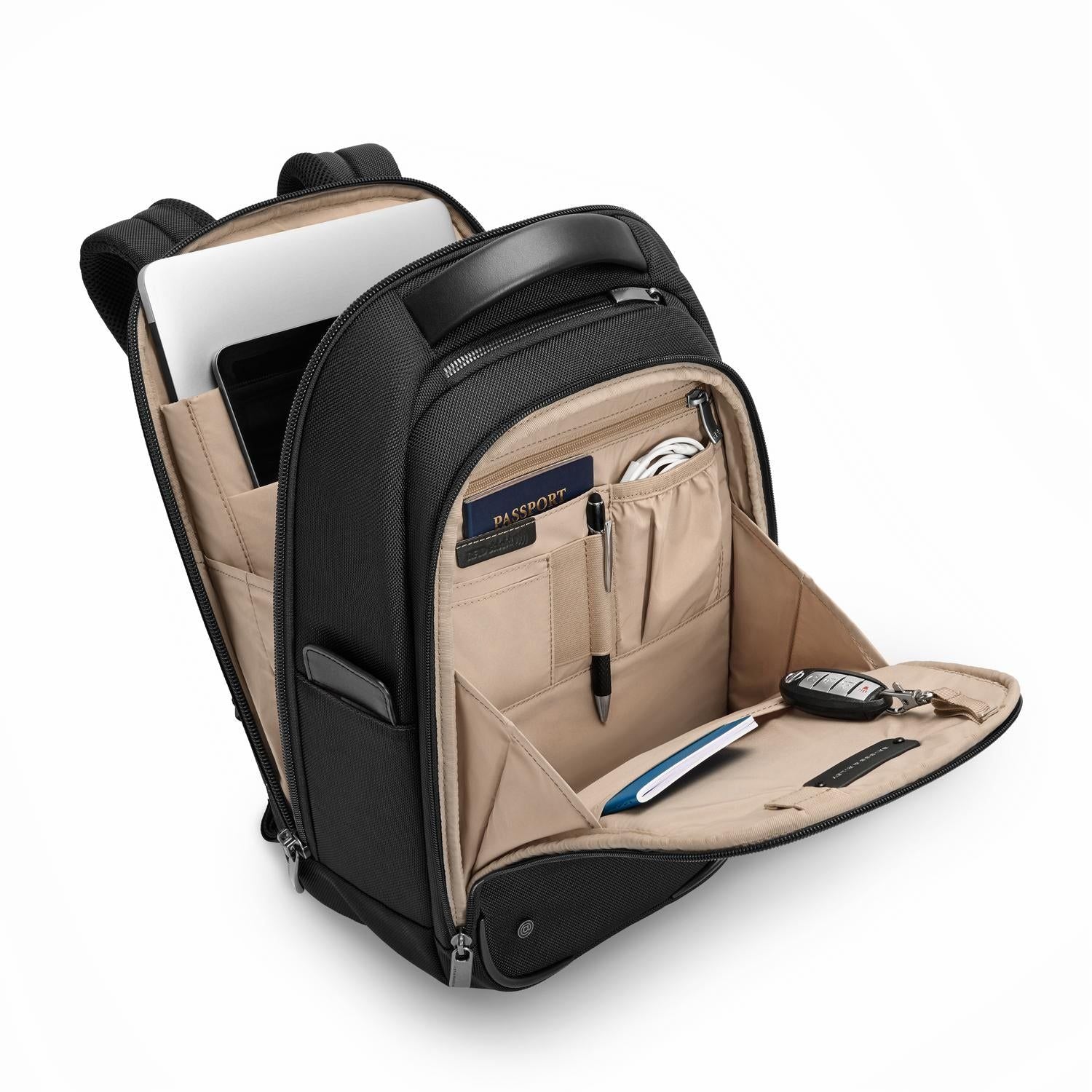 Briggs & Riley @Work Slim Backpack - Black