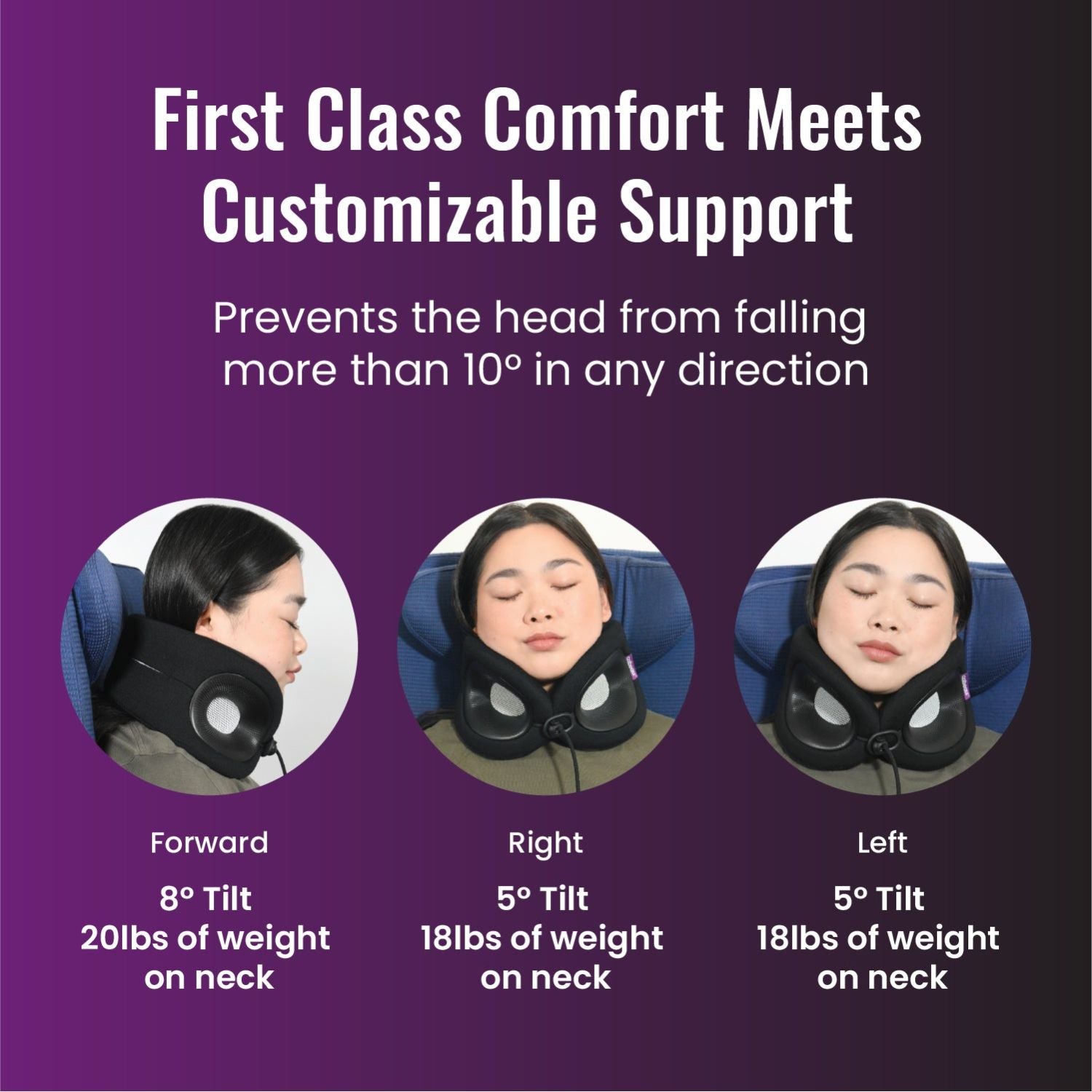 Cabeau Evolution X Travel Pillow - Diamond Black / White