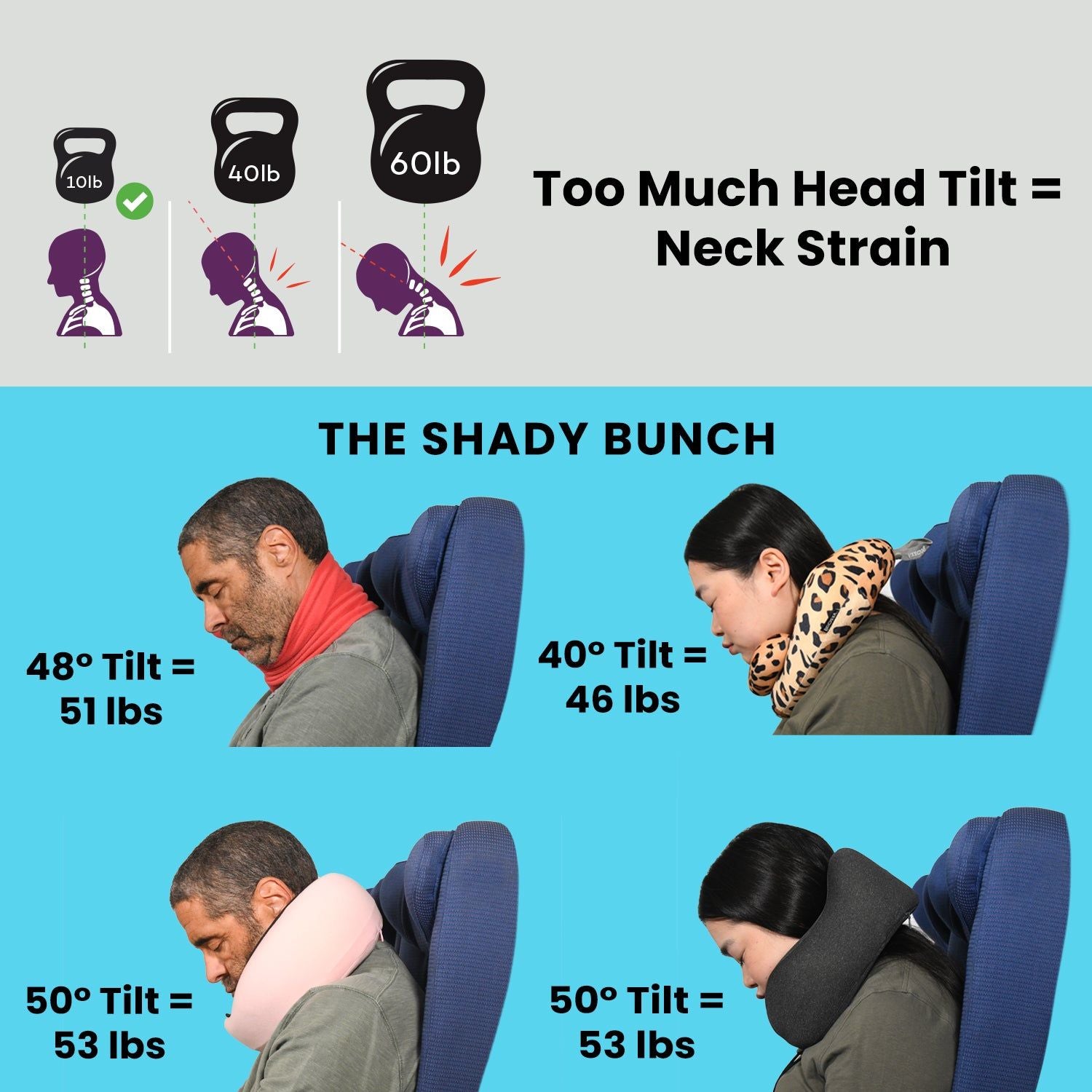 Cabeau Evolution X Travel Pillow - Turquoise Charcoal / Teal