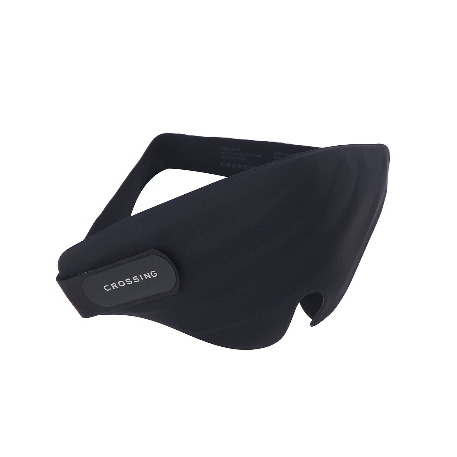Crossing AIRLITE Zero-Pressure Blackout Eye Mask - Black