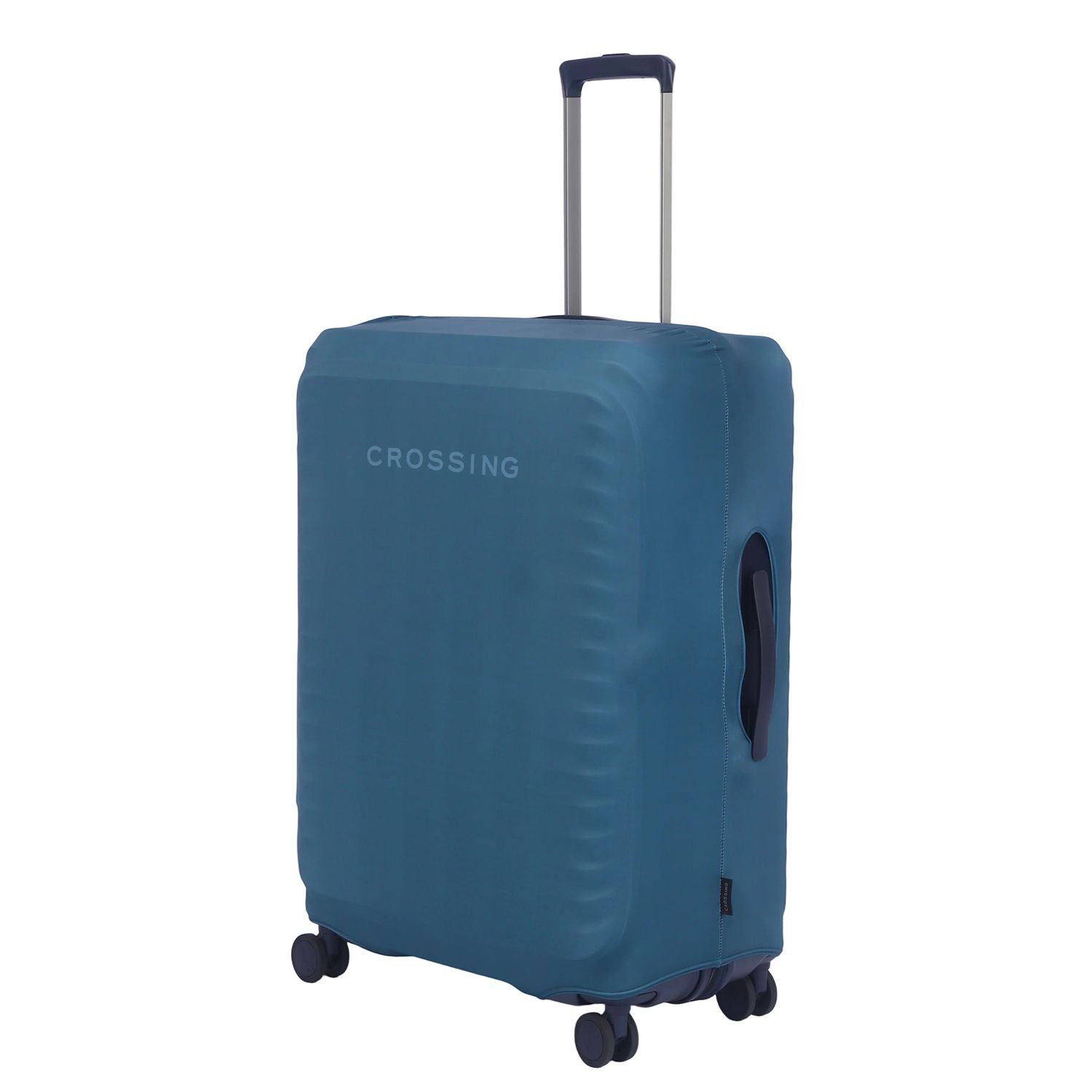 Crossing Block Series Luggage Cover V2 M - Perisan Blue