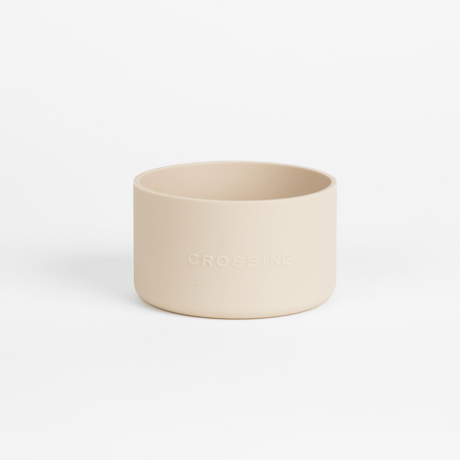 Crossing Silicone Water Bottle Boot - Fits Diameter 7-7.5cm (550ml) Blistered Pack - Beige