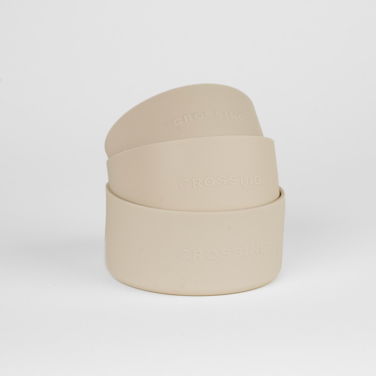 Crossing Silicone Water Bottle Boot - Fits Diameter 7-7.5cm (550ml) Blistered Pack - Beige