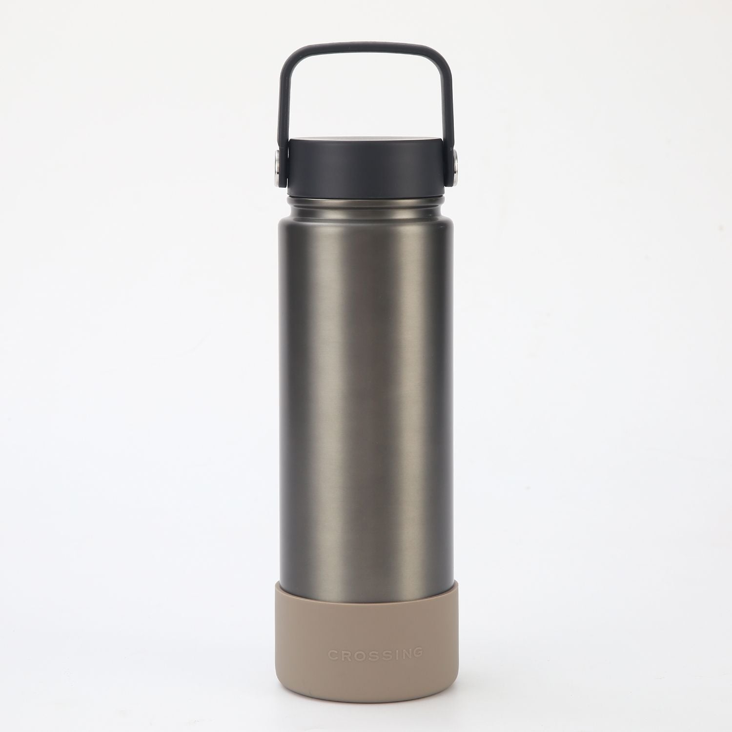 Crossing Bottle Silicone Boot Fits Diameter 7-7.5cm (550ml) Blistered Pack - Cement Grey
