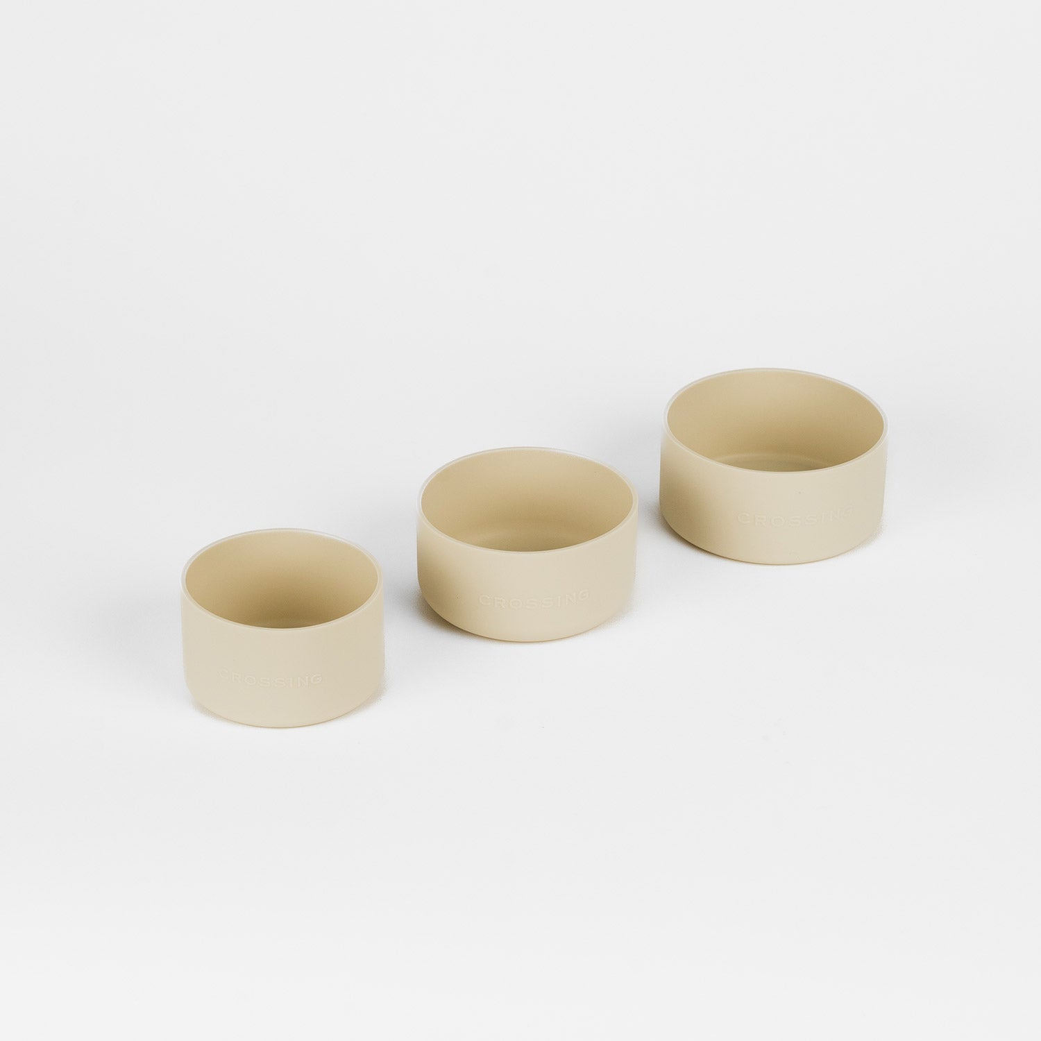 Crossing Silicone Water Bottle Boot - Fits Diameter 7-7.5cm (550ml) Blistered Pack - Cream