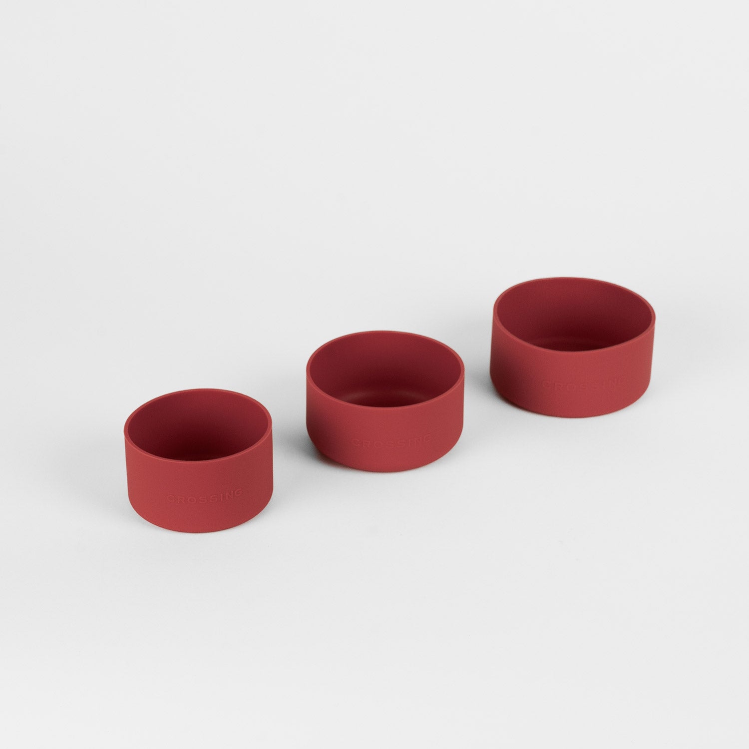 Crossing Silicone Water Bottle Boot - Fits Diameter 7-7.5cm (550ml) Blistered Pack - Red