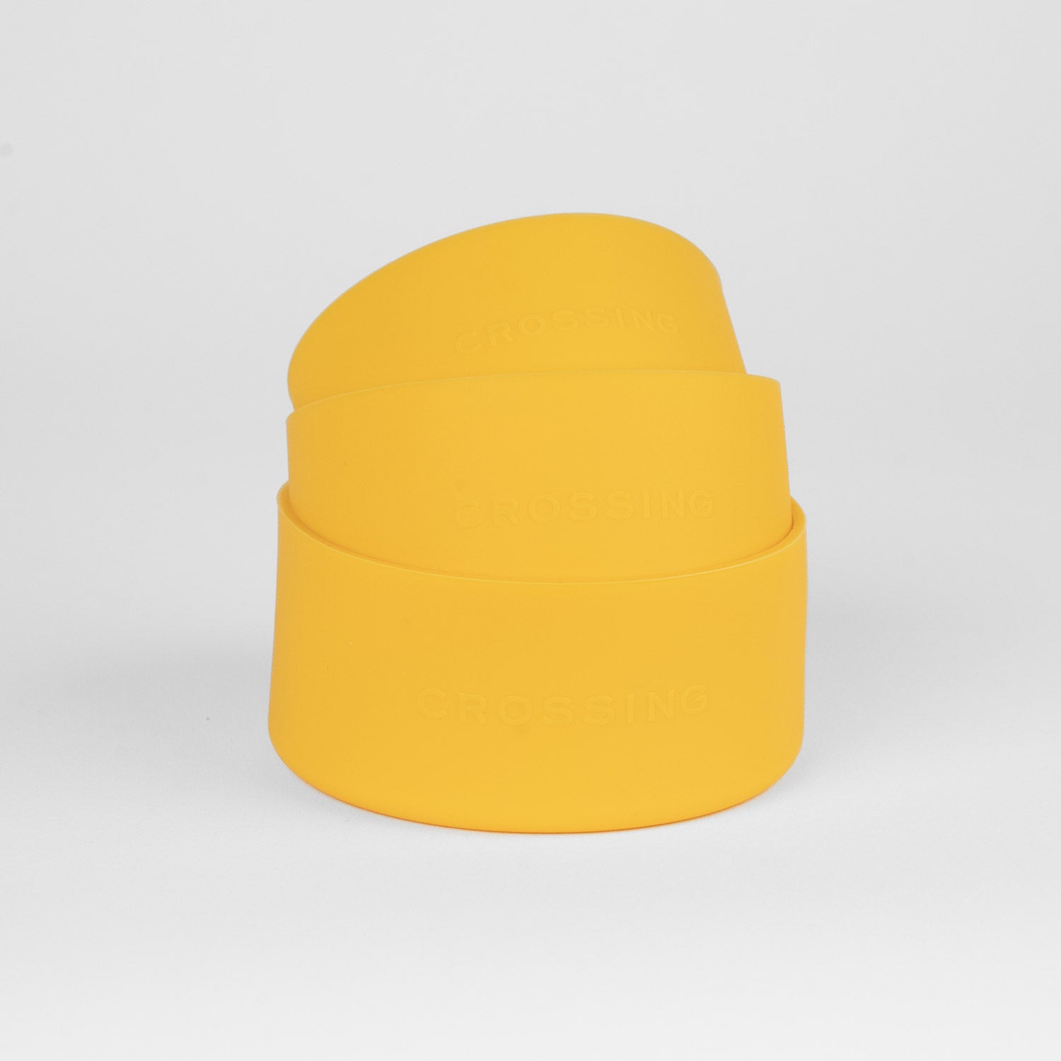Crossing Silicone Water Bottle Boot - Fits Diameter 7-7.5cm (550ml) Blistered Pack - Yellow