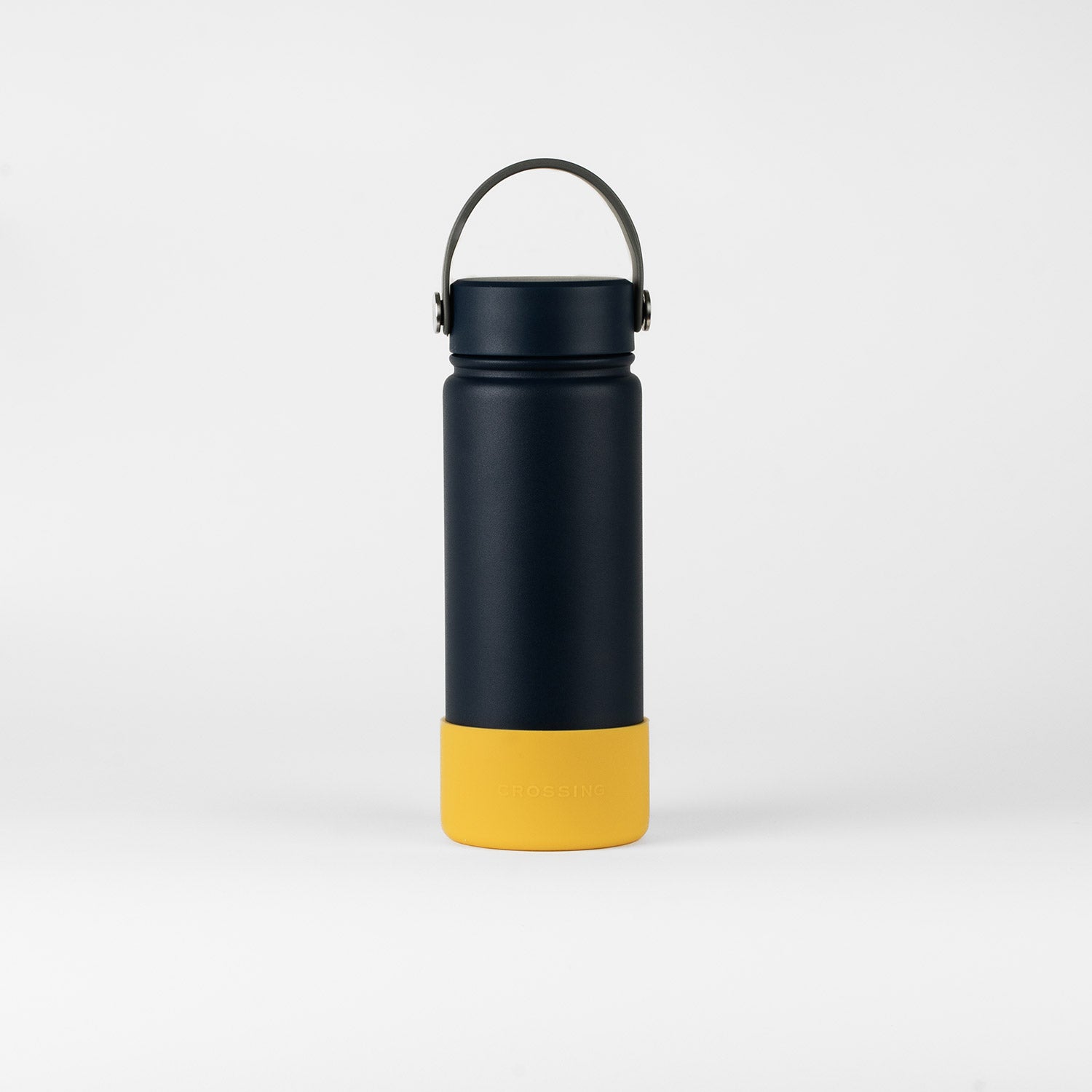 Crossing Silicone Water Bottle Boot - Fits Diameter 7-7.5cm (550ml) Blistered Pack - Yellow