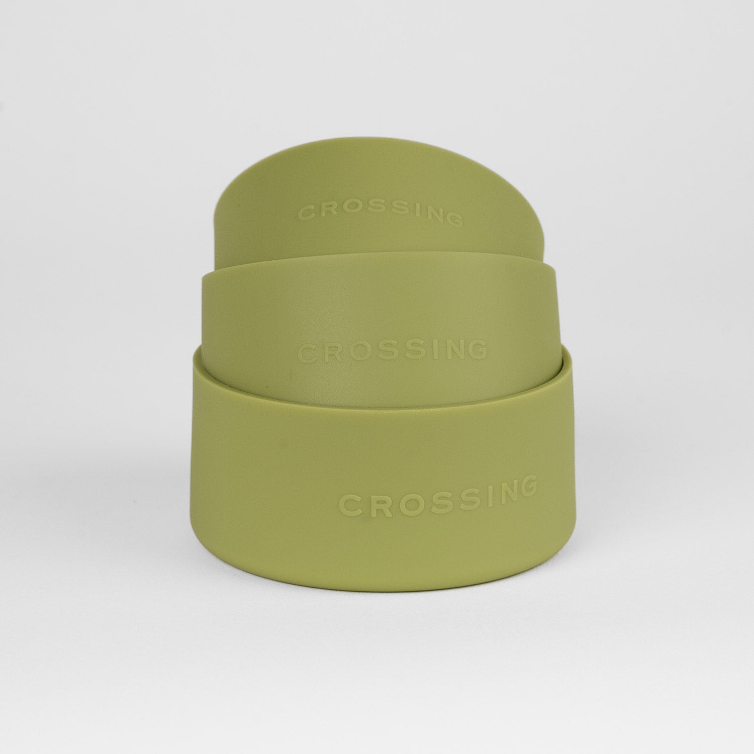 Crossing Silicone Water Bottle Boot - Fits Diameter 8-8.5cm (780ml) Blistered Pack - Moss