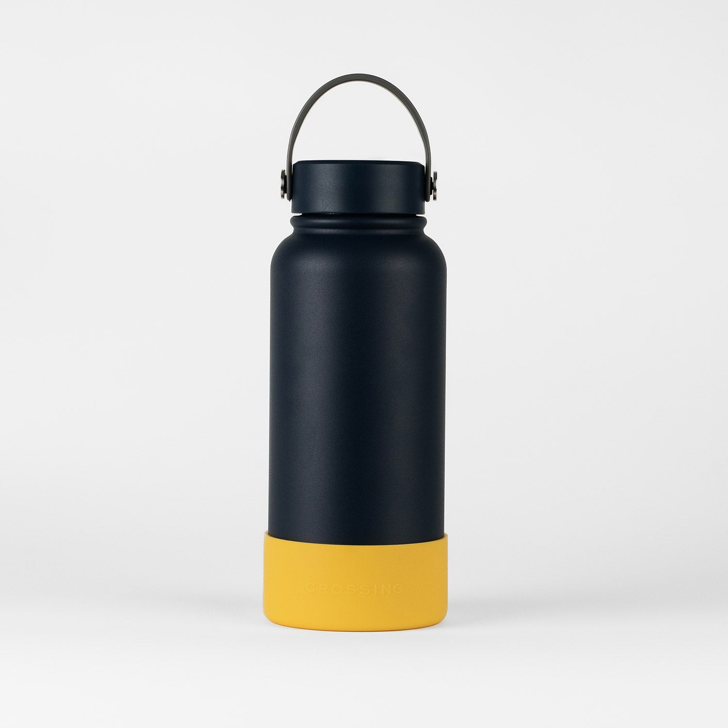 Crossing Silicone Water Bottle Boot - Fits Diameter 8-8.5cm (780ml) Blistered Pack - Yellow