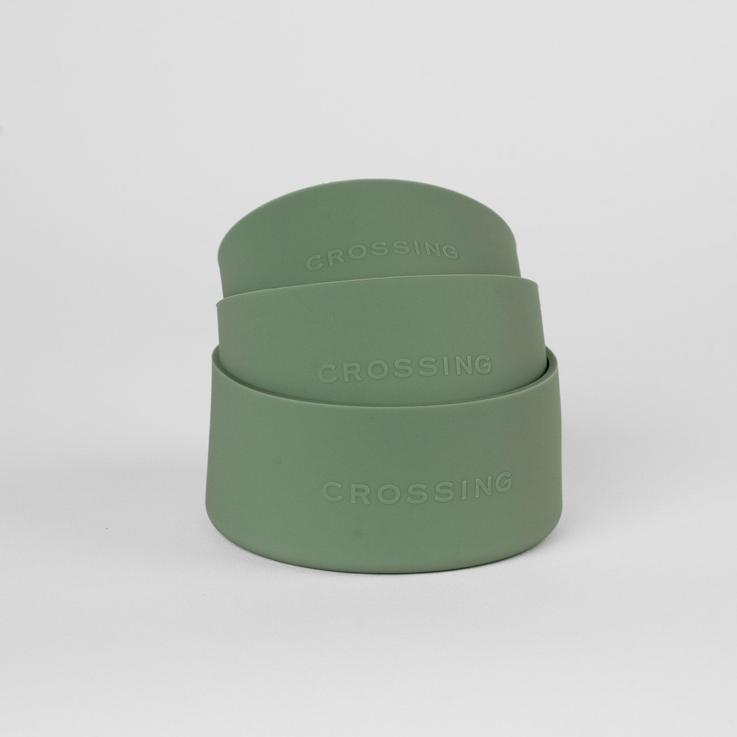 Crossing Silicone Water Bottle Boot - Fits Diameter 9-9.5cm (1100ml) Blistered Pack - Sage Green
