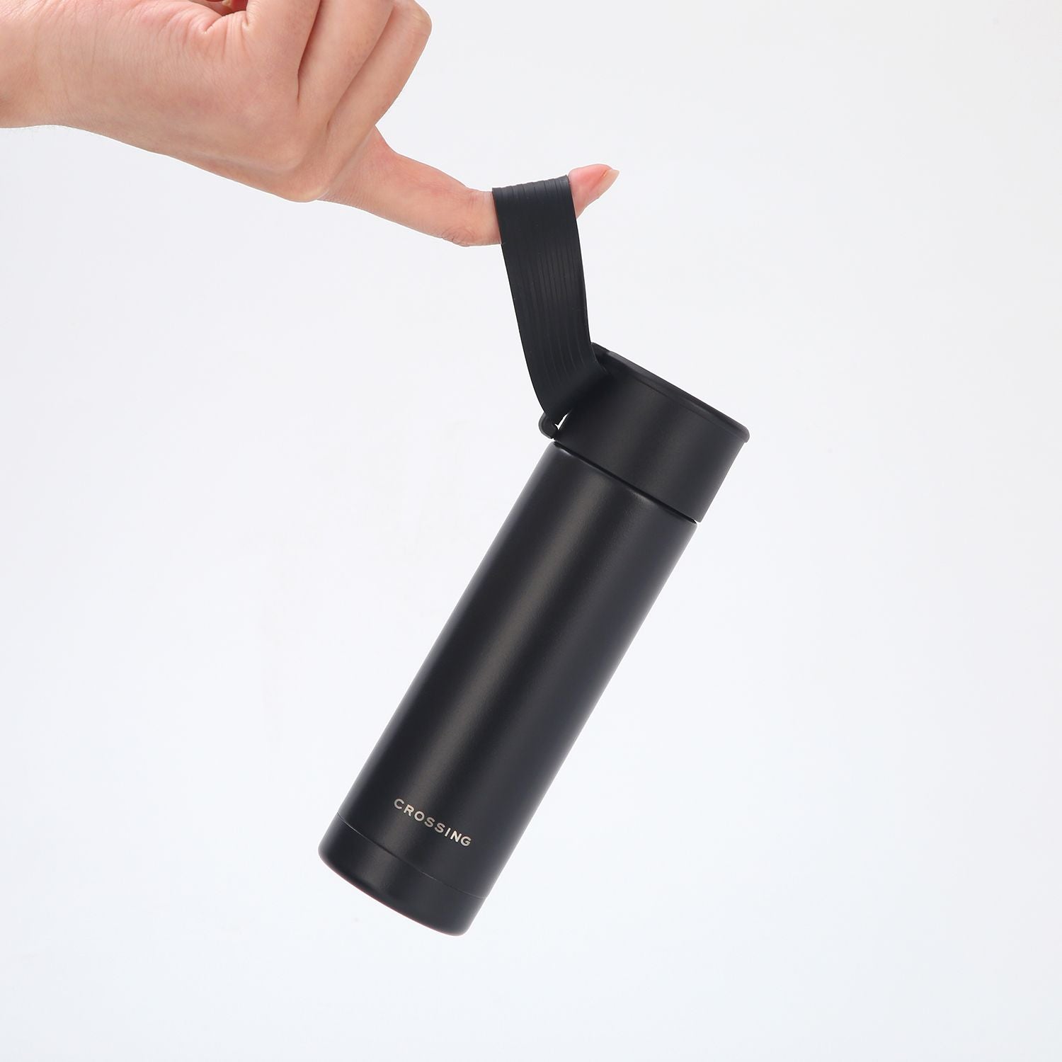 Crossing Compact Slim Insulated S/S Bottle 180ml - Black