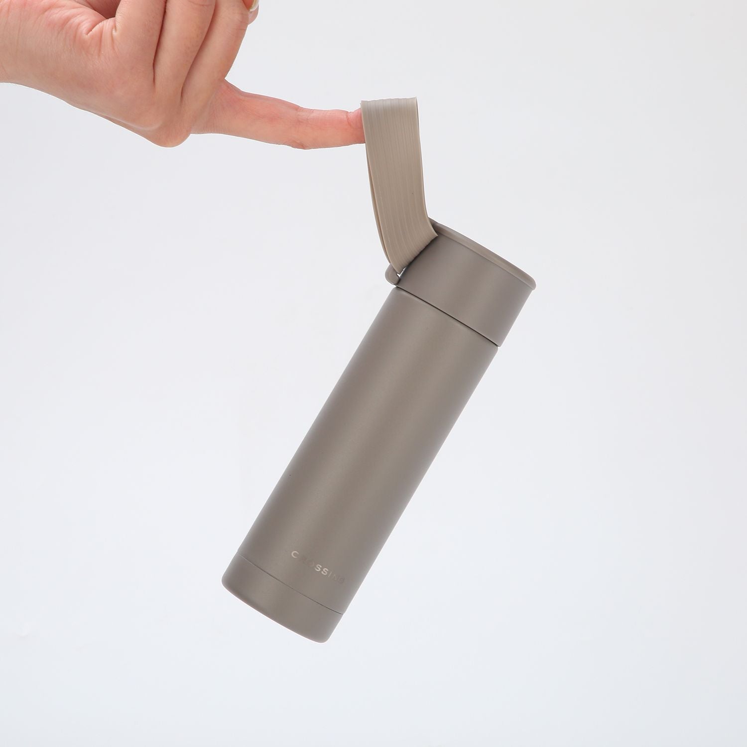 Crossing Compact Slim Insulated S/S Bottle 180ml - Latte