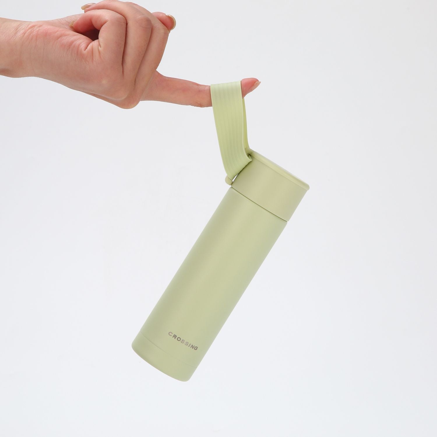 Crossing Compact Slim Insulated S/S Bottle 180ml - Pistachio