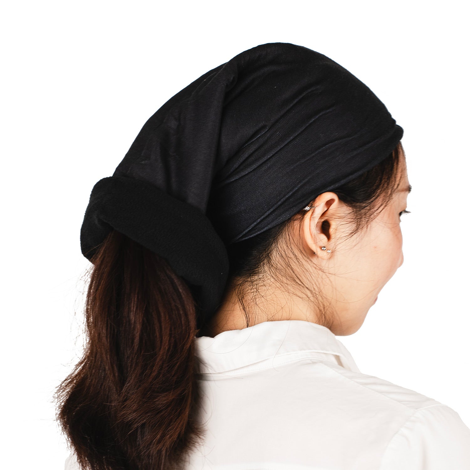 Crossing Duo Polar Fleece Neck Warmer UPF 50+ Sun Protection - Black