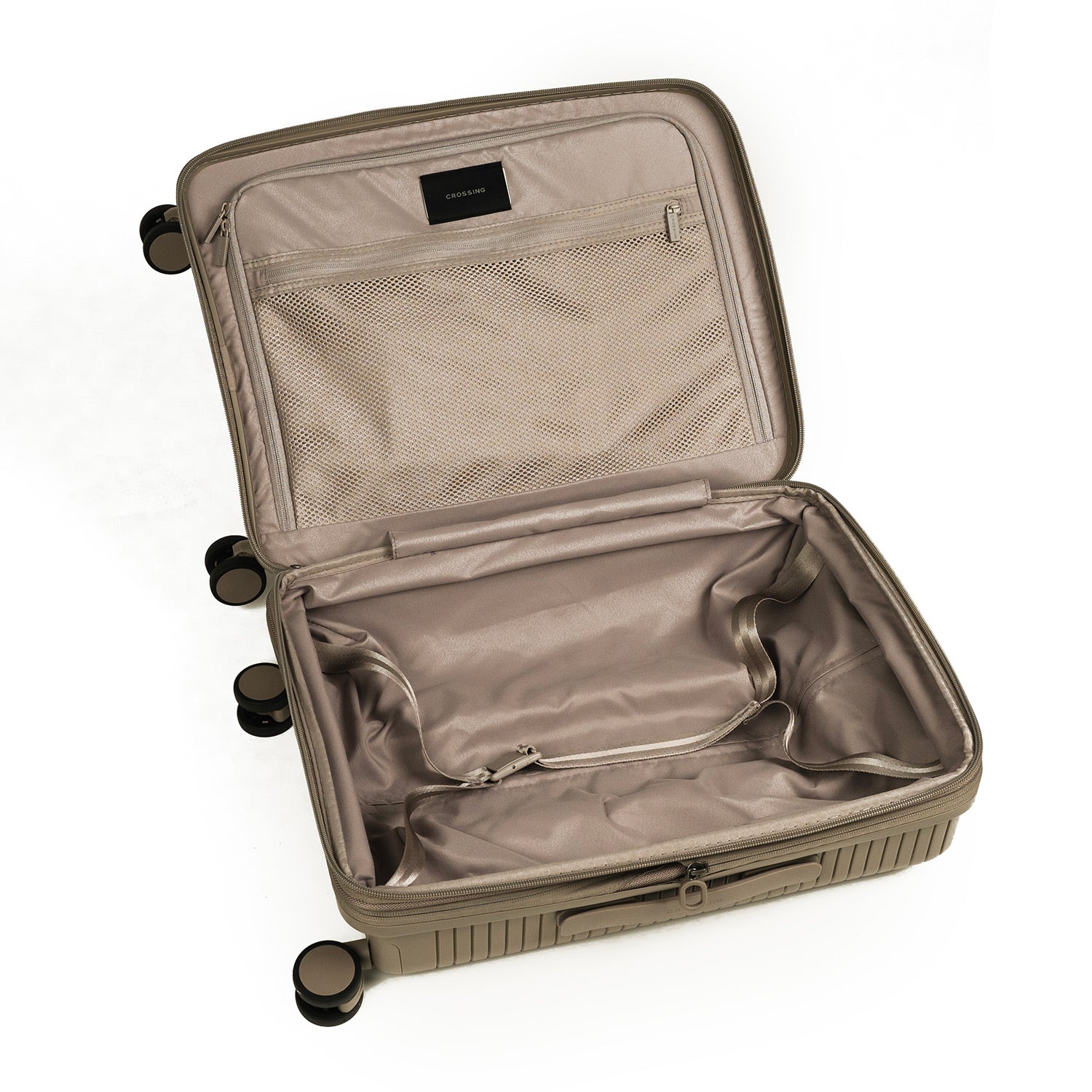 Crossing GLID Polypropylene Carry On 20" Luggage - Taupe