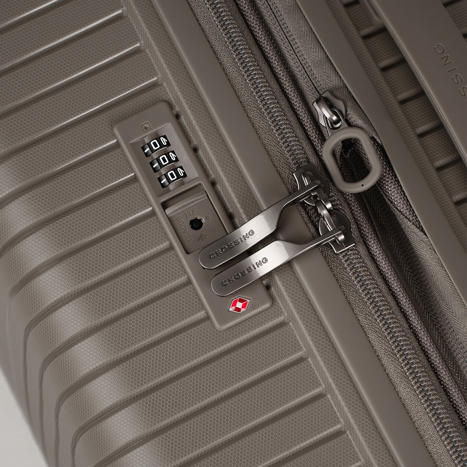 Crossing GLID Polypropylene Large 30" Luggage - Taupe