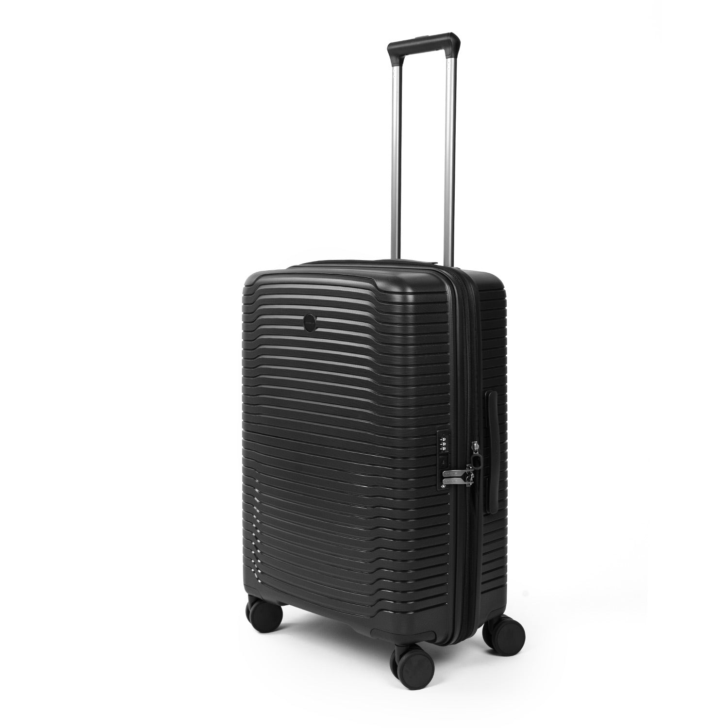 Crossing GLID Polypropylene Medium 25" Luggage - Black