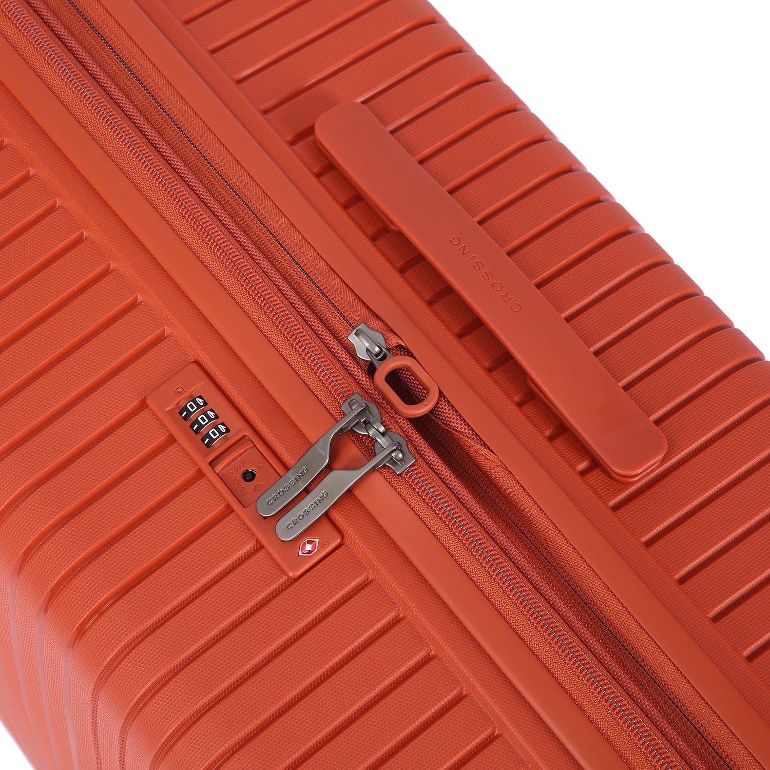 Crossing GLID Polypropylene Medium 25" Luggage - Brick