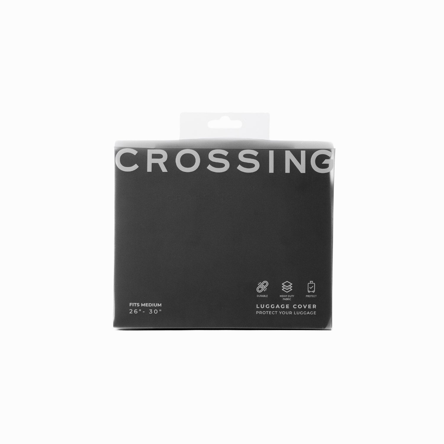 Crossing Heavy Duty Luggage Cover (Medium) - Black