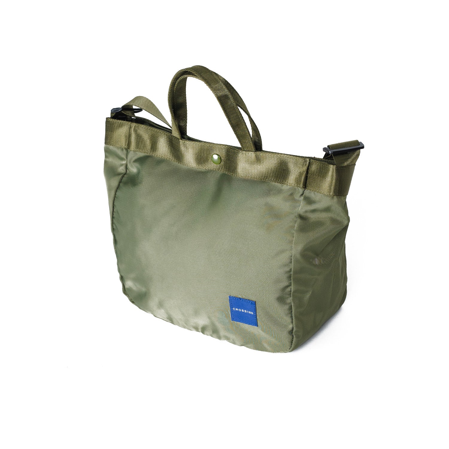 Crossing Hollis Anti-Theft RFID Dual Carry Crossbody Bag - Olive