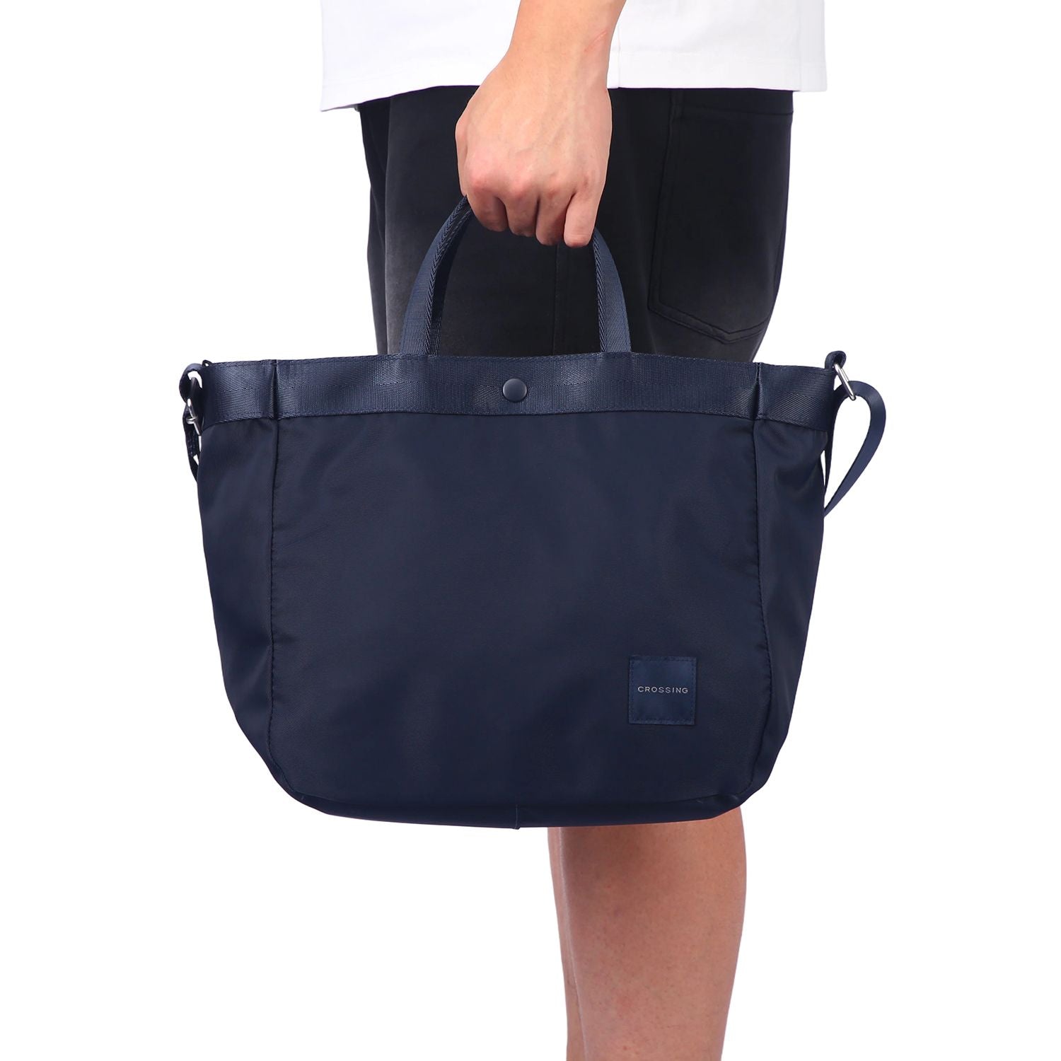 Crossing Hollis Anti-Theft RFID Dual Carry Crossbody Bag V3 - Navy