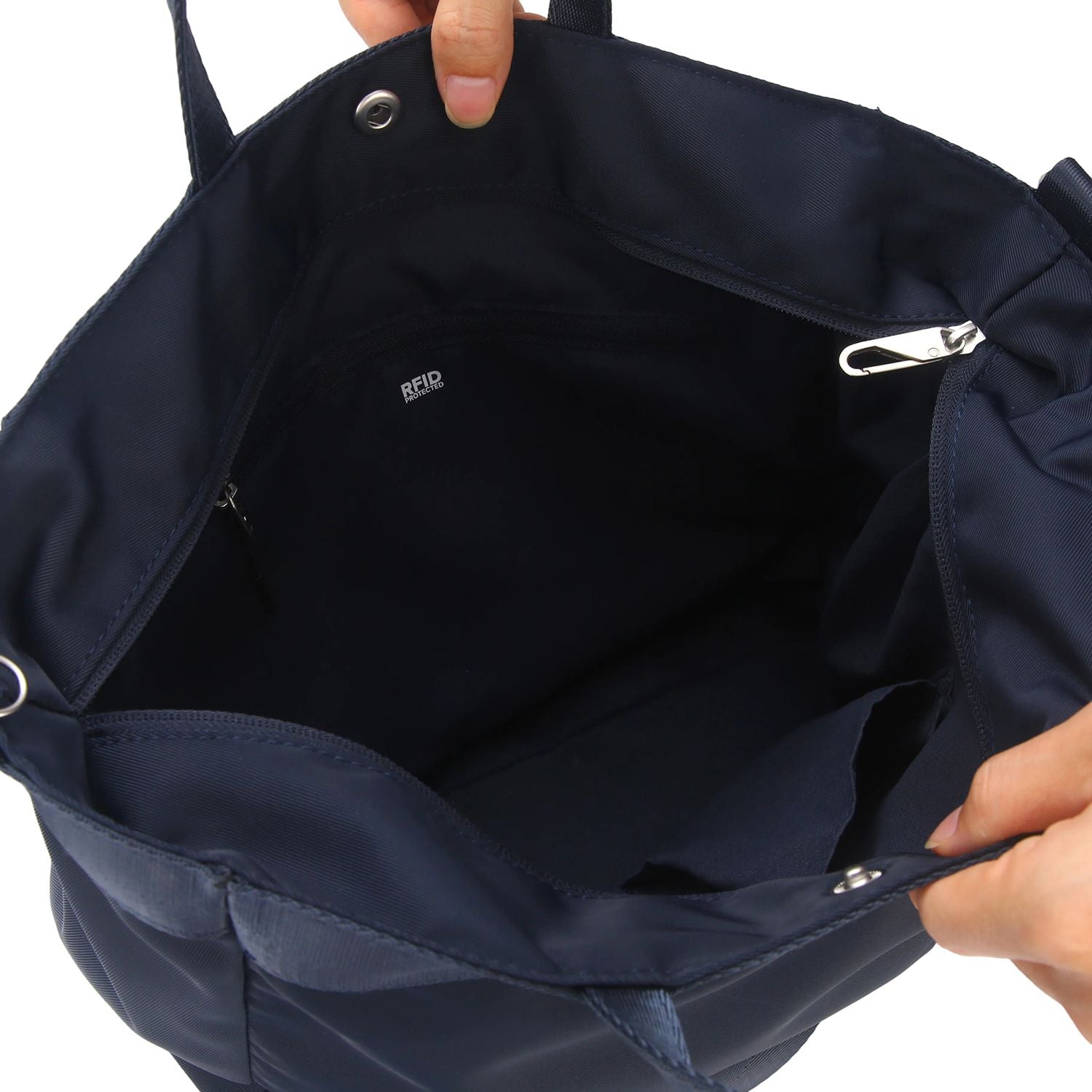 Crossing Hollis Anti-Theft RFID Dual Carry Crossbody Bag V3 - Navy