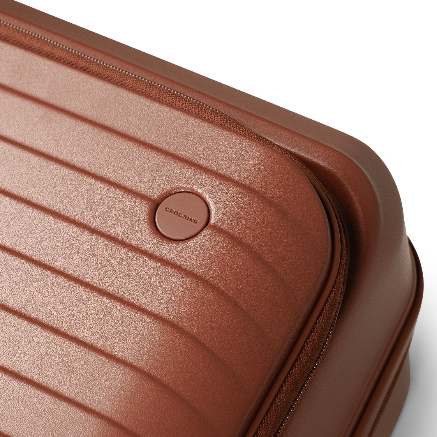 CROSSING INVI TRUNK 26" Medium Expandable Luggage With Front & Middle Access - Brick