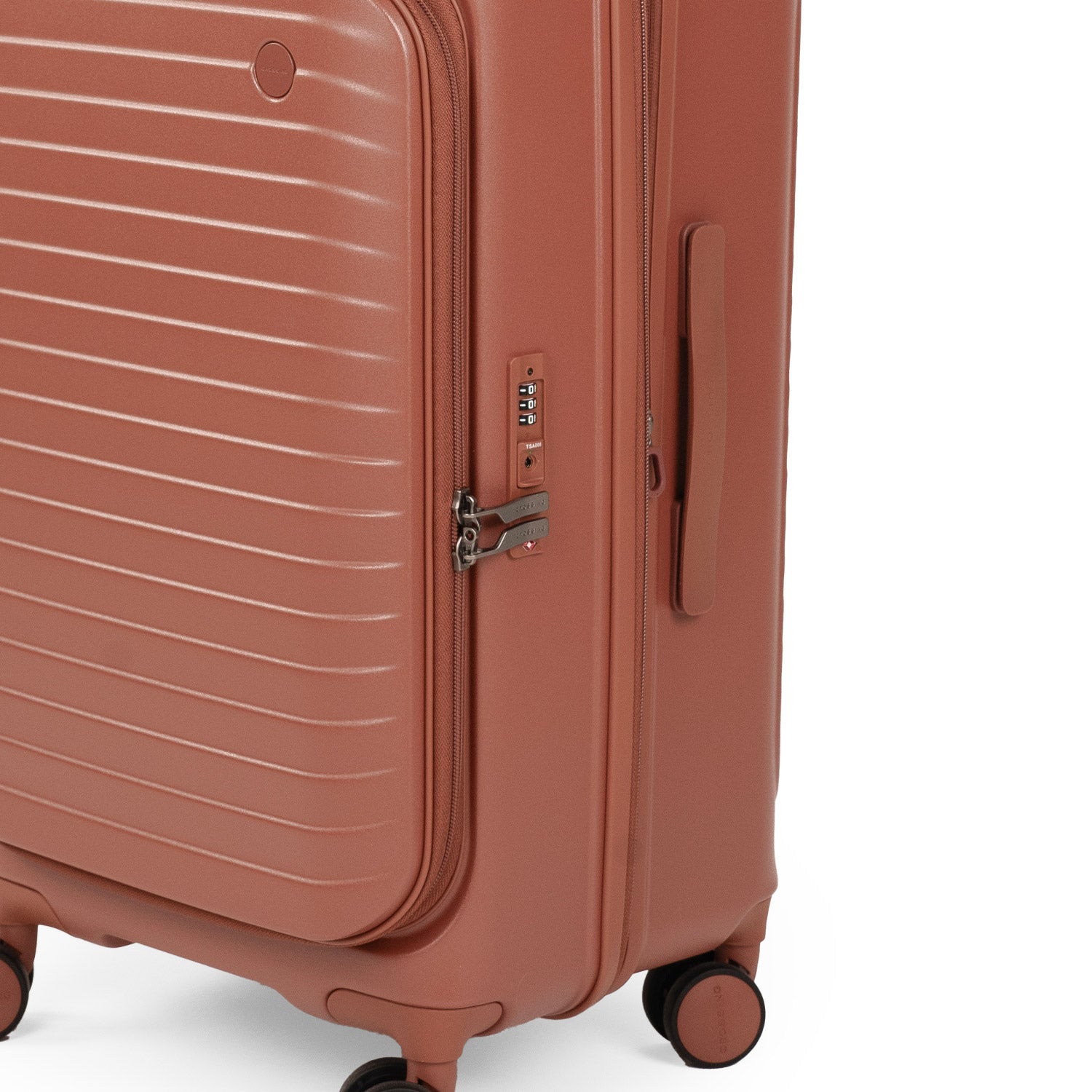 CROSSING INVI TRUNK 26" Medium Expandable Luggage With Front & Middle Access - Brick