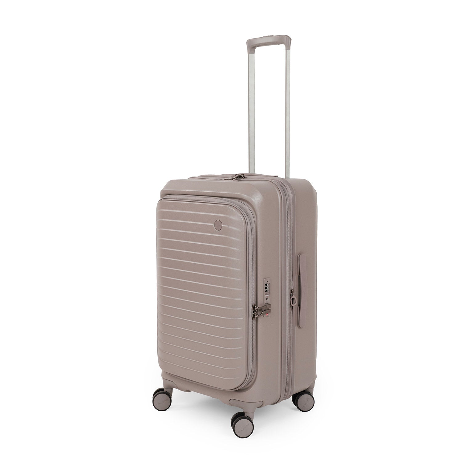 CROSSING INVI TRUNK 26" Medium Expandable Luggage With Front & Middle Access - Latte