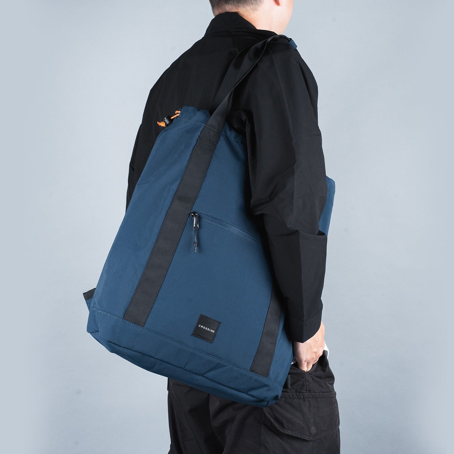 Crossing Jack Drawstring Totepack - Navy
