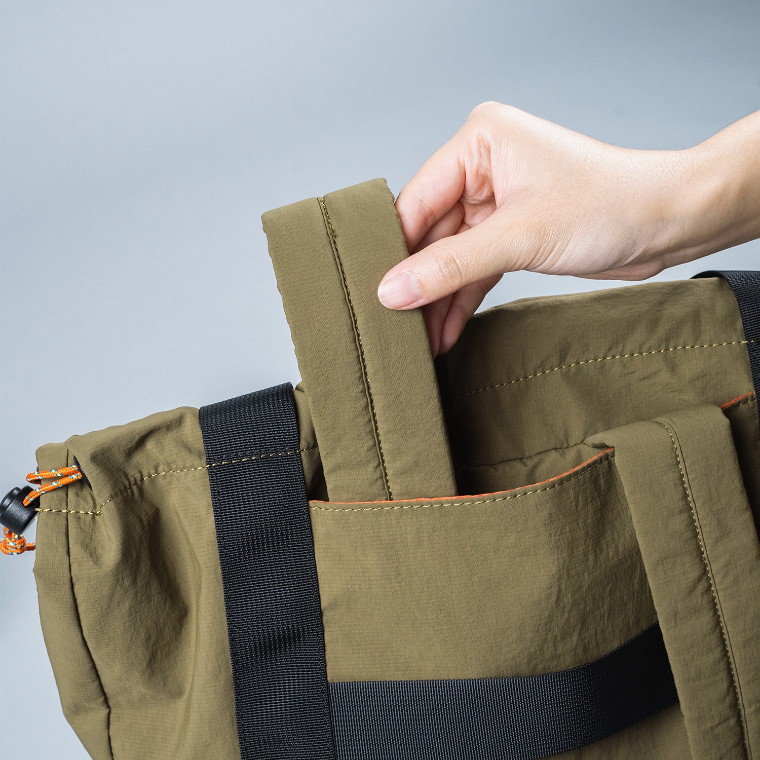 Crossing Jack Drawstring Totepack - Olive