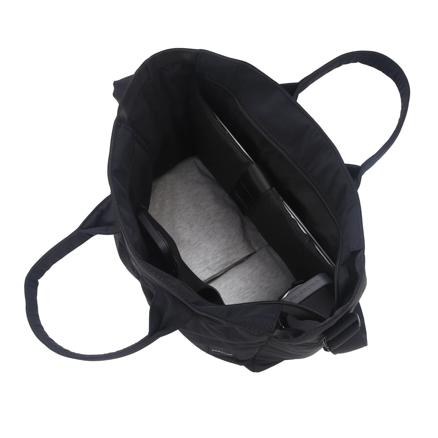 Crossing Joel Dual Carry Tote Bag V3 - Black