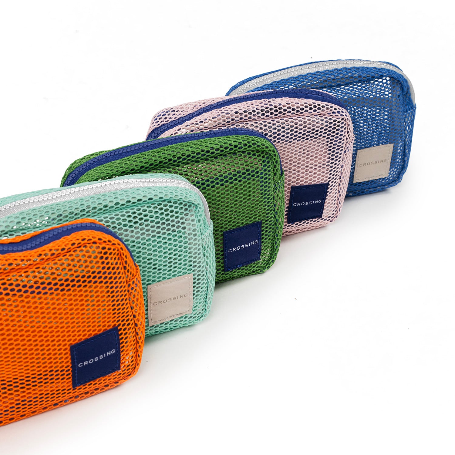 Crossing Jules Everywhere Mesh Pouch (Small) - Blue/Grey