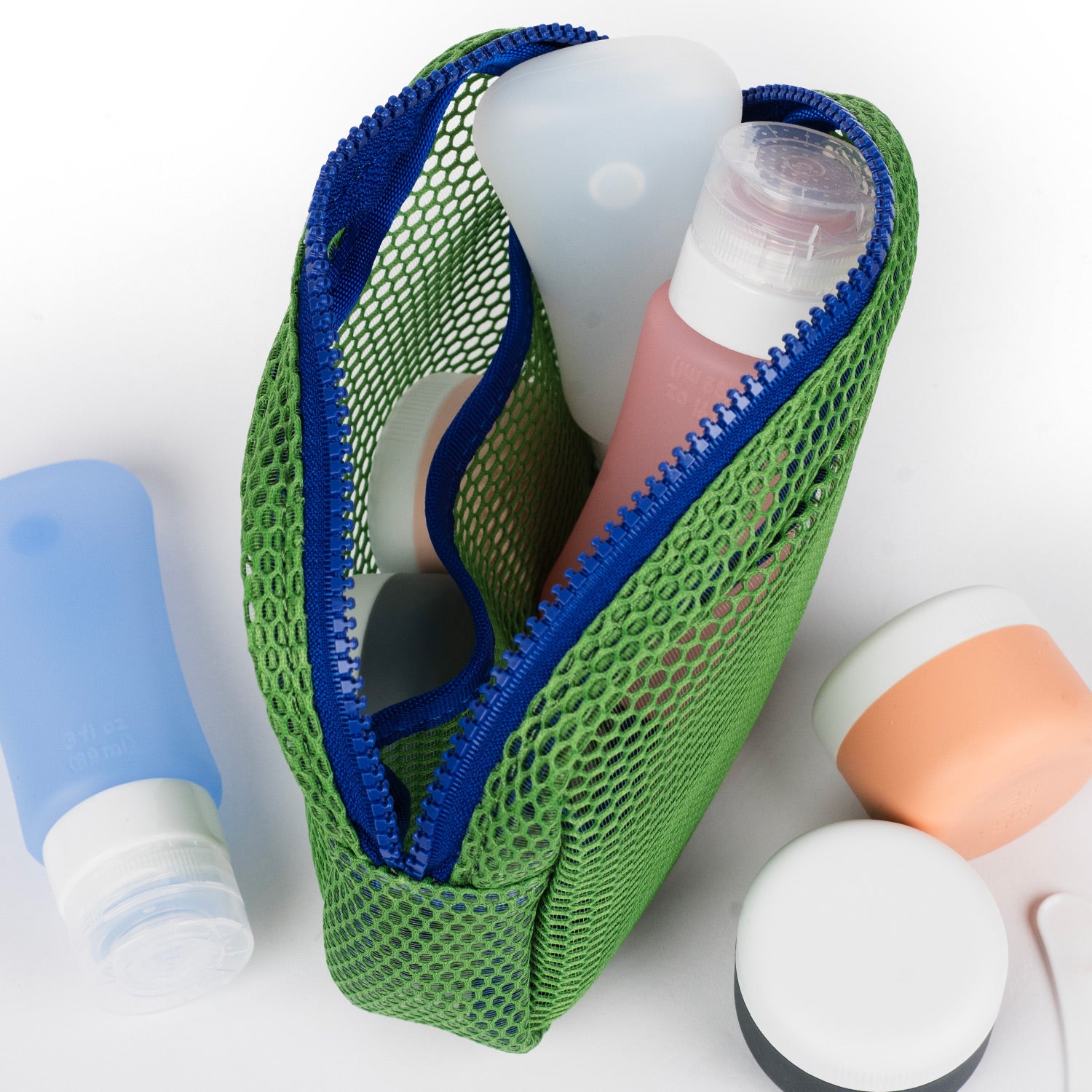 Crossing Jules Everywhere Mesh Pouch (Small) - Green/Blue