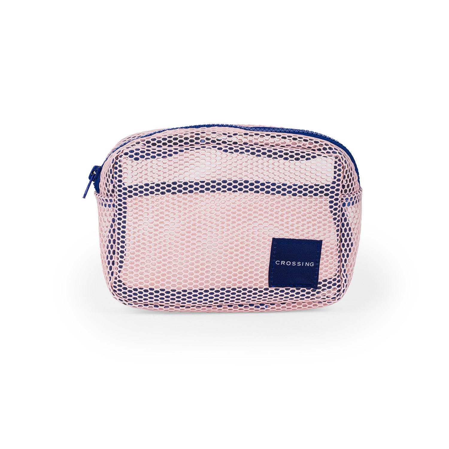 Crossing Jules Everywhere Mesh Pouch (Small) - Pink/Blue