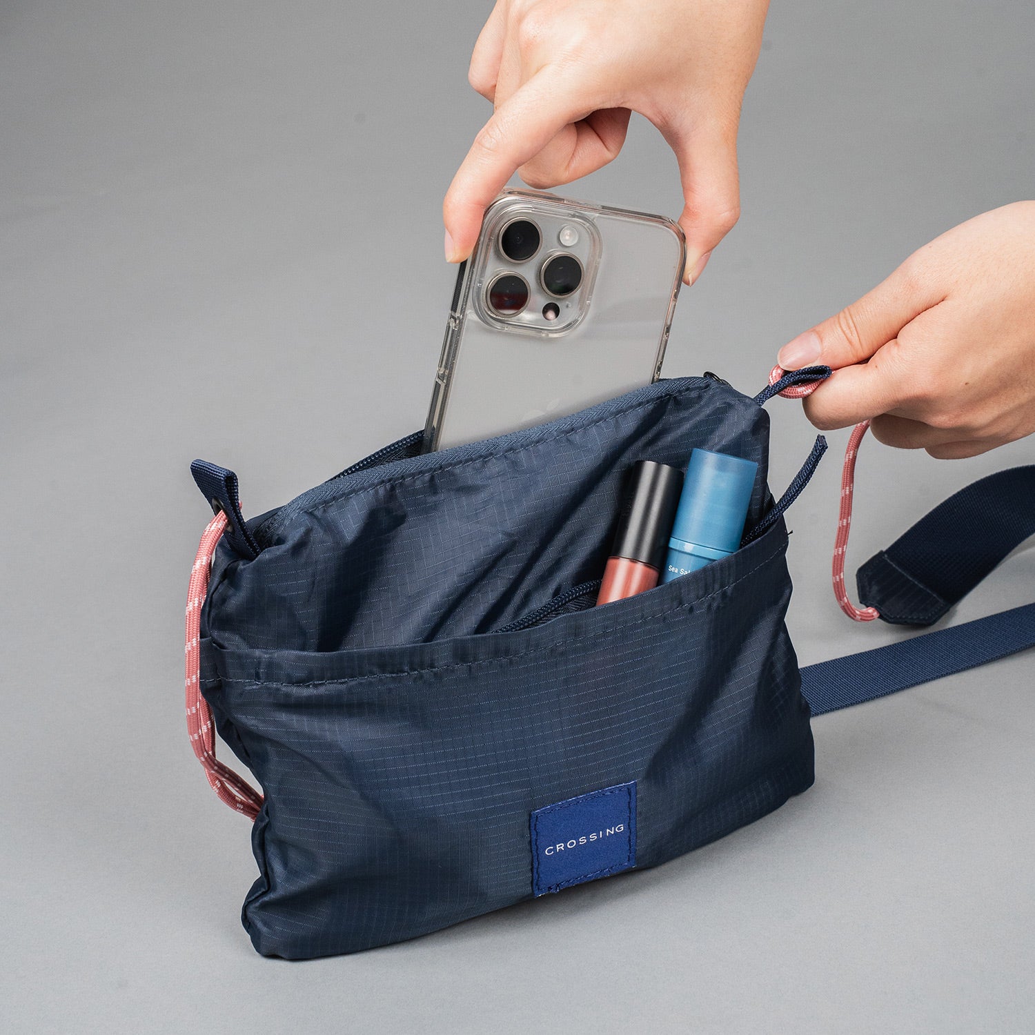 Crossing Kai Crossbody Bag - Navy