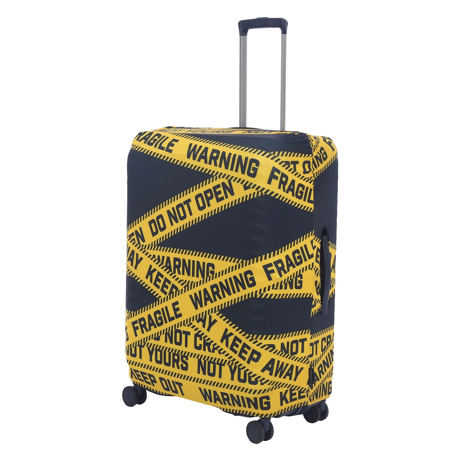 Crossing Luggage Cover L - Caution Tapes