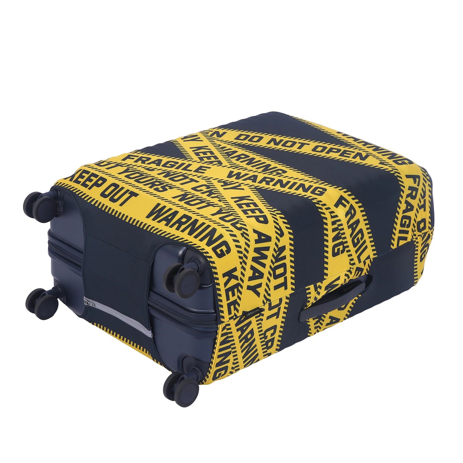 Crossing Luggage Cover L - Caution Tapes