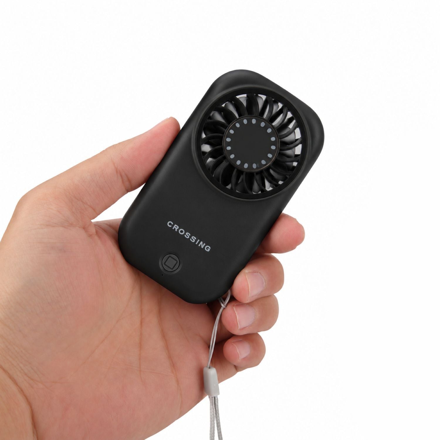 Crossing Mini Handheld Fan - Black