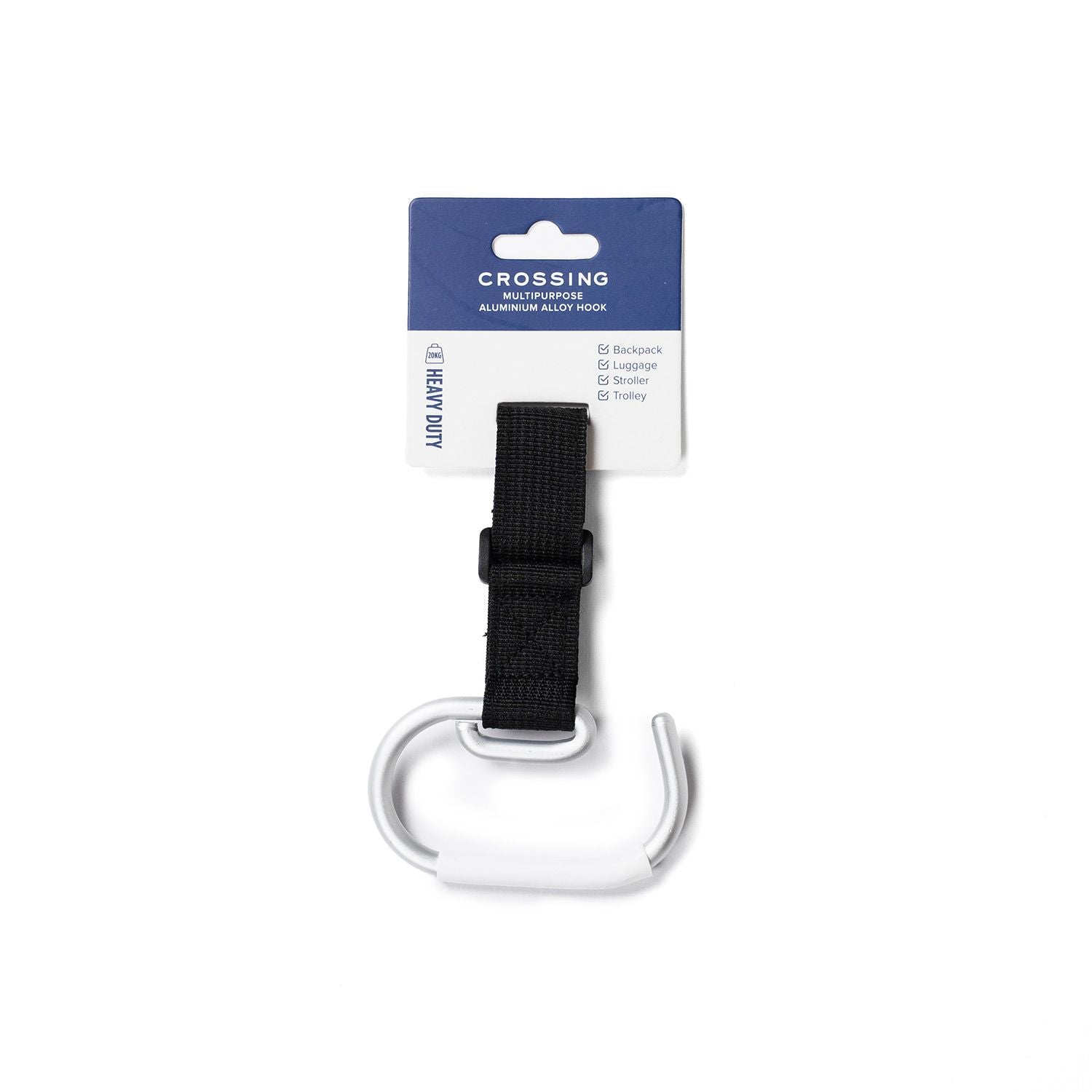 Crossing Multipurpose Aluminium Alloy Hook - Black