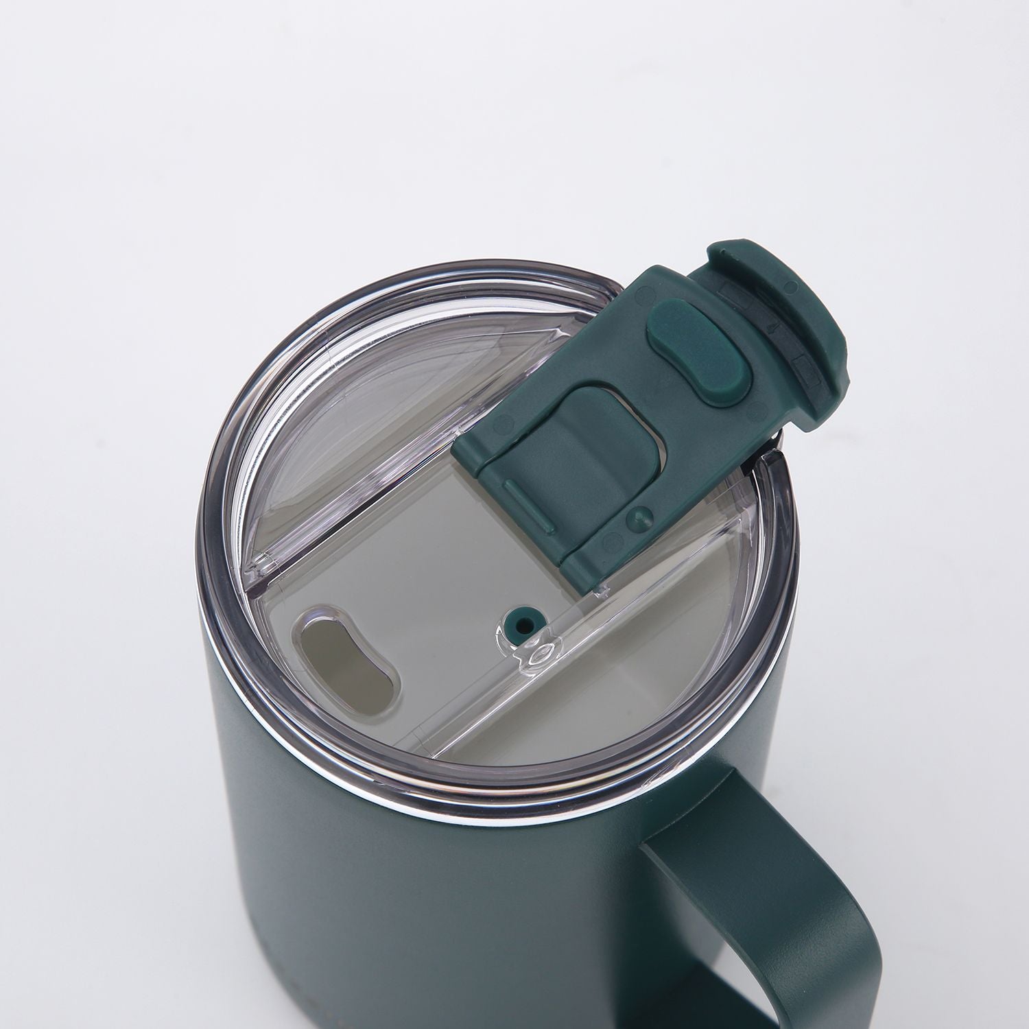 Crossing Neo V2 Insulated S/S Leakproof Lid Ceramic Mug W Handle And Silicone Base 400ml - Squash V2
