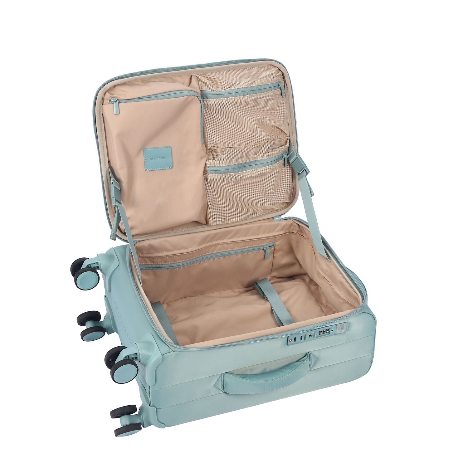 Crossing NOVA Nylon Soft Case Carry On Luggage T20 - Sage Green