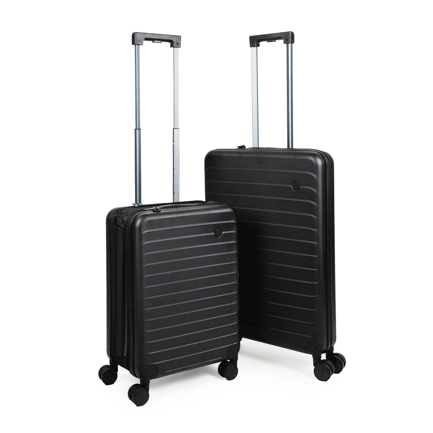 Crossing Ori Collapsible Polycarbonate Carry On 20" Luggage - Black
