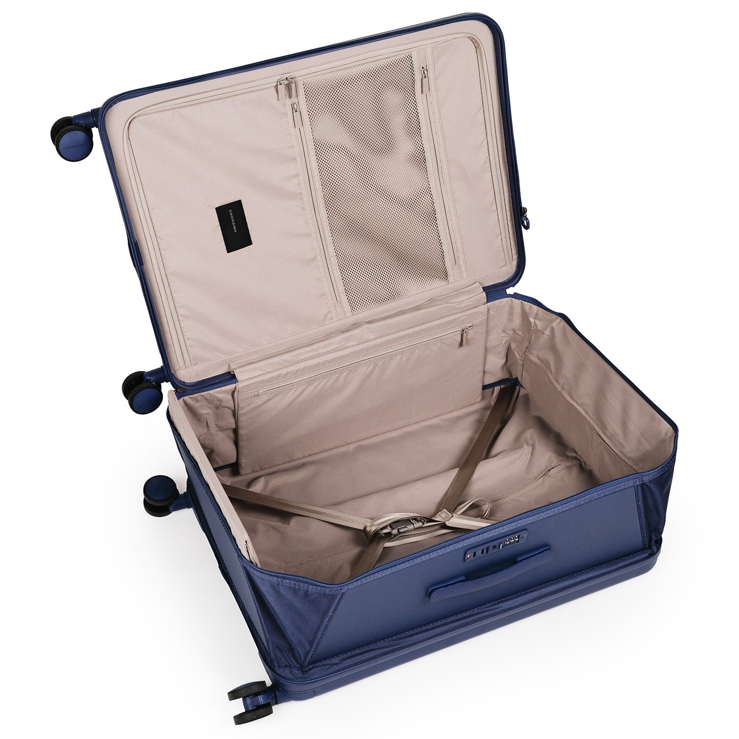 Crossing Ori Collapsible Polycarbonate Medium 26" Luggage - Pewter