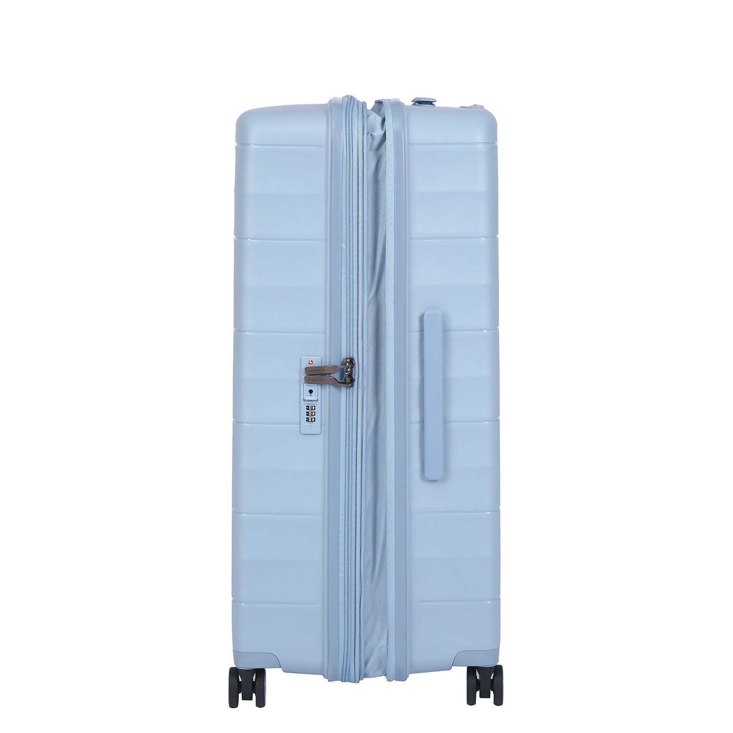 Crossing PRIM Polypropylene Large Expandable Luggage - Light Blue
