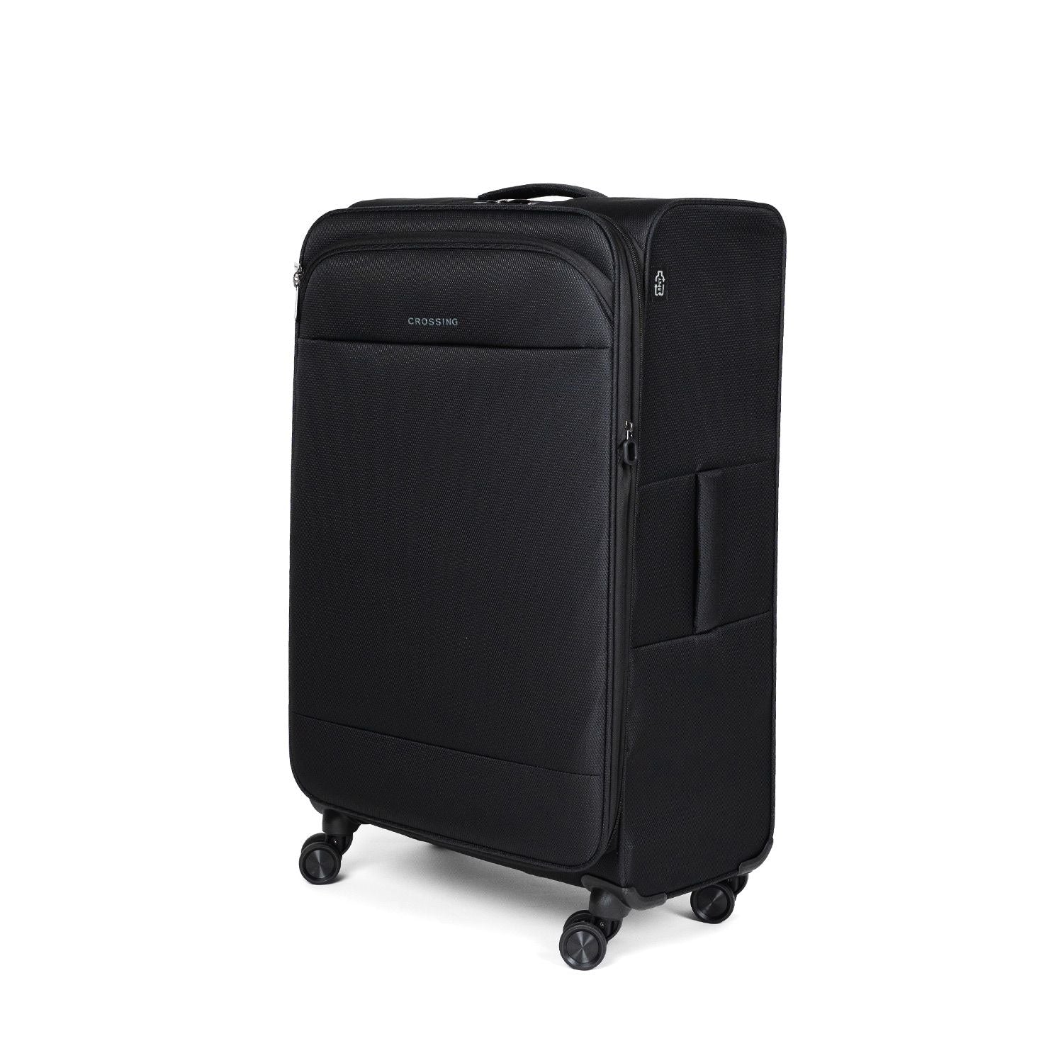 Crossing RECO Recycled Lightweight Soft Case Large Luggage T30 - Black