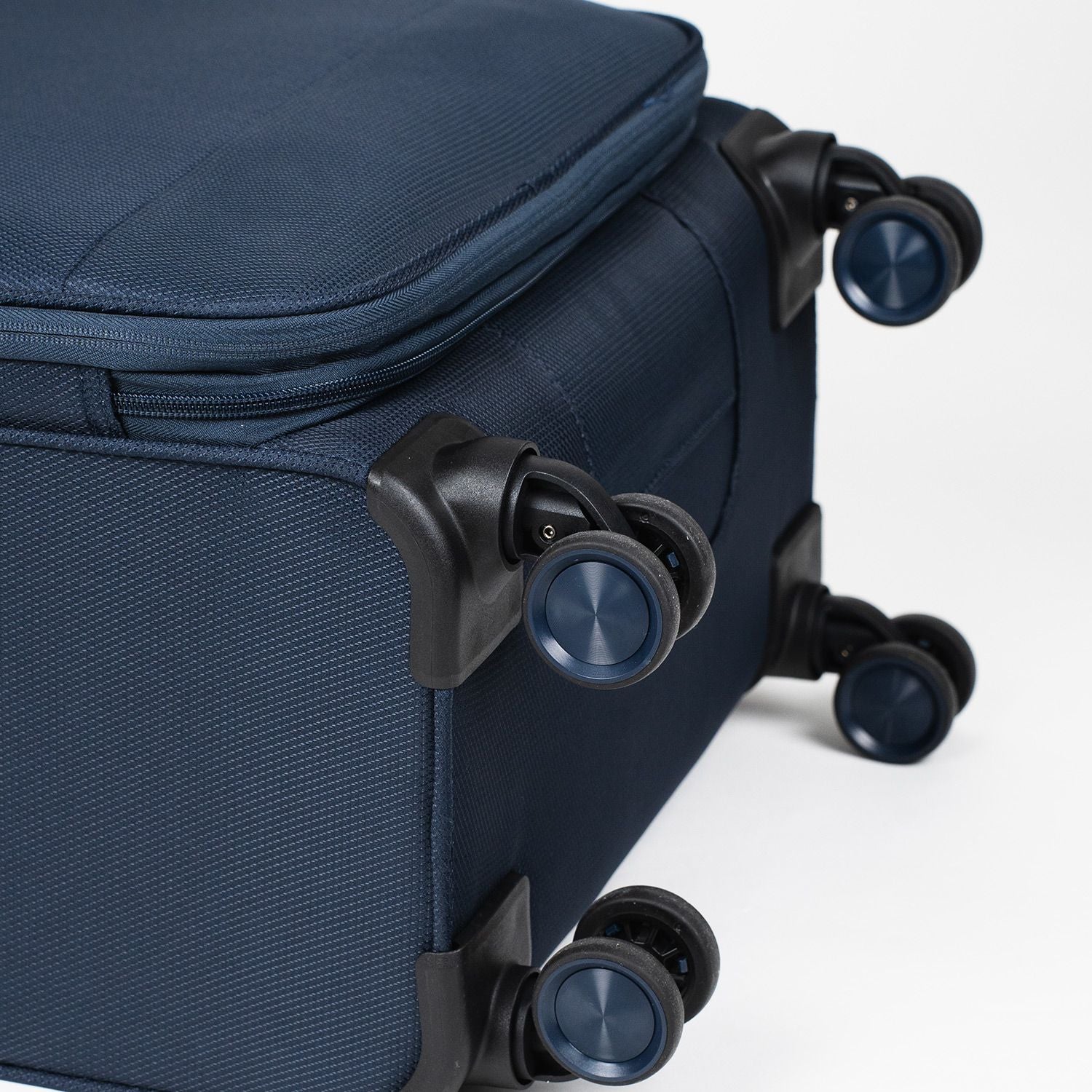 Crossing RECO Recycled Lightweight Soft Case Medium Luggage T26 - Dark Blue