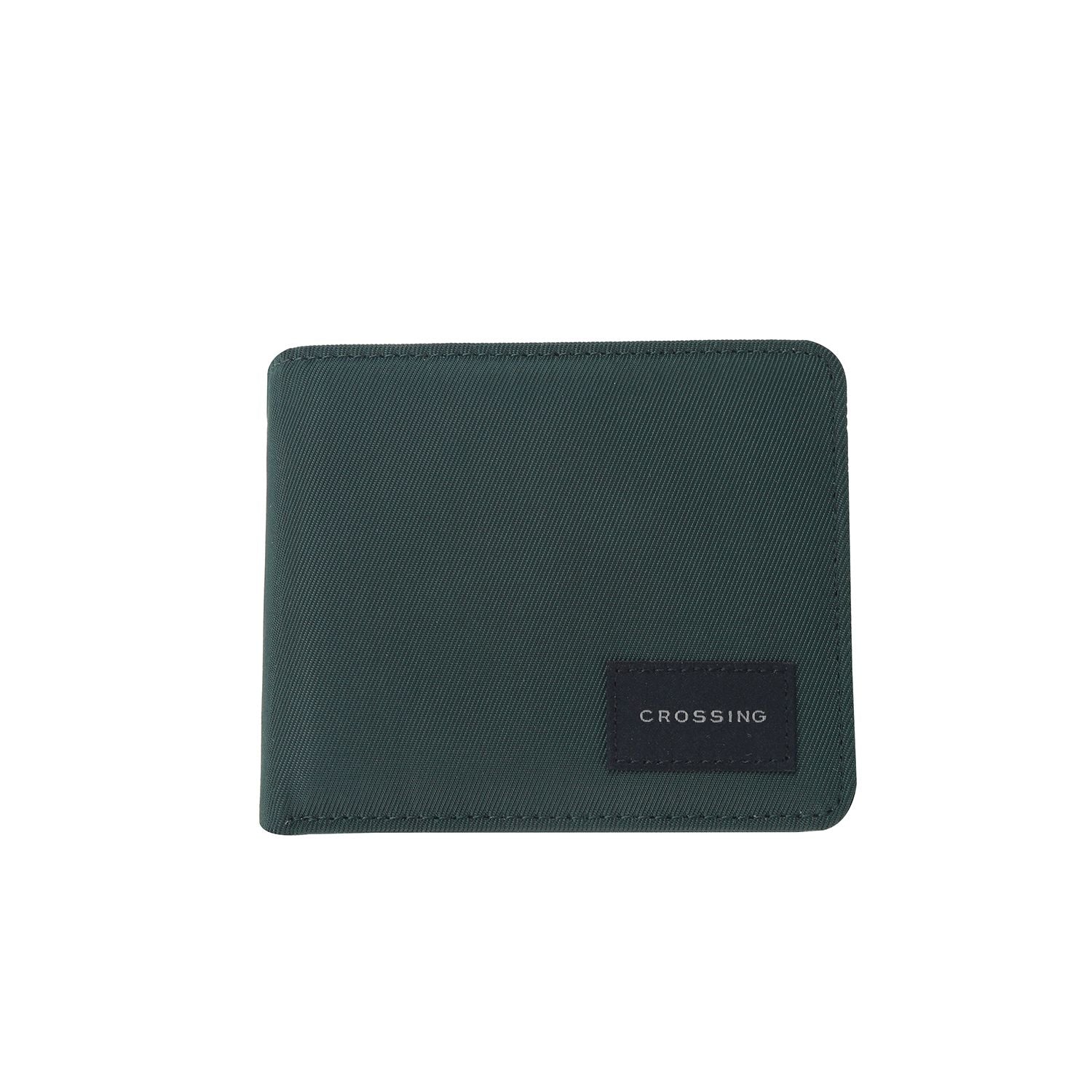 Crossing RFID Bifold Wallet with Coin Pocket & Card Flap V2 - Green